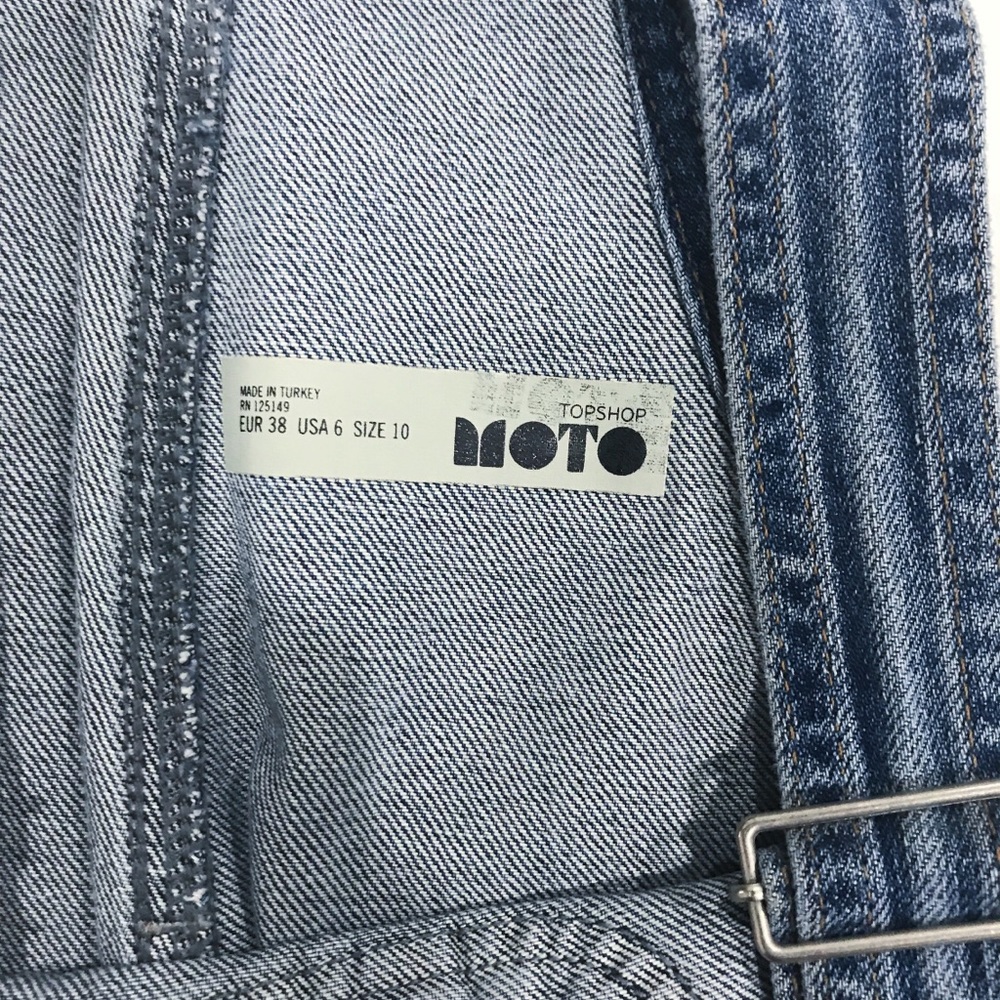 ✨Topshop Distressed Denim Overalls✨ - Picture 7 of 7